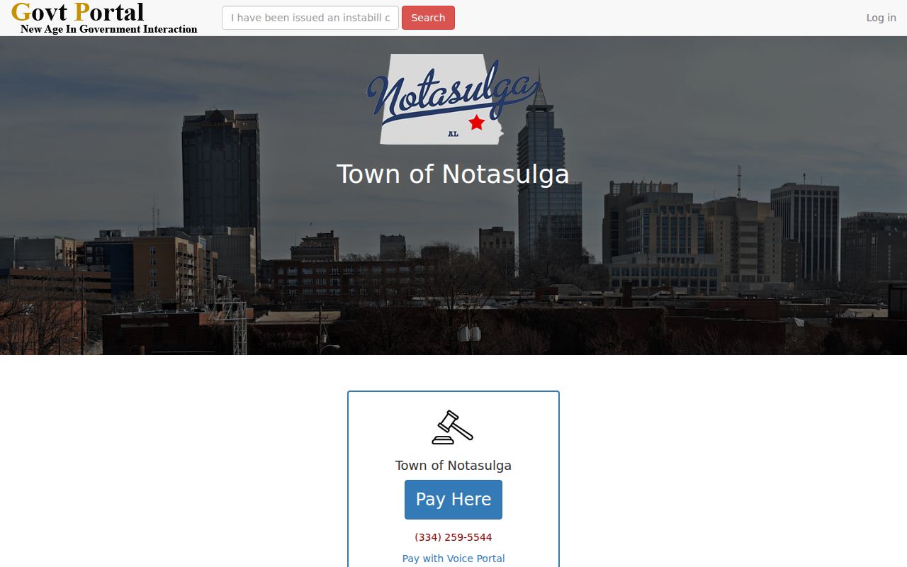 Notasulga criminal records municipal payment portal
