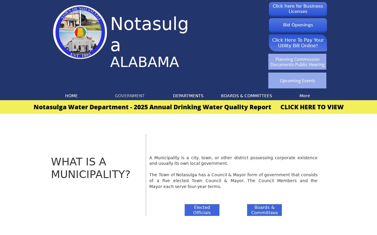 Notasulga criminal records Town Hall government contacts